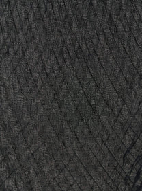 ISSEY MIYAKE Gradation Ramie Pleats Stole Black