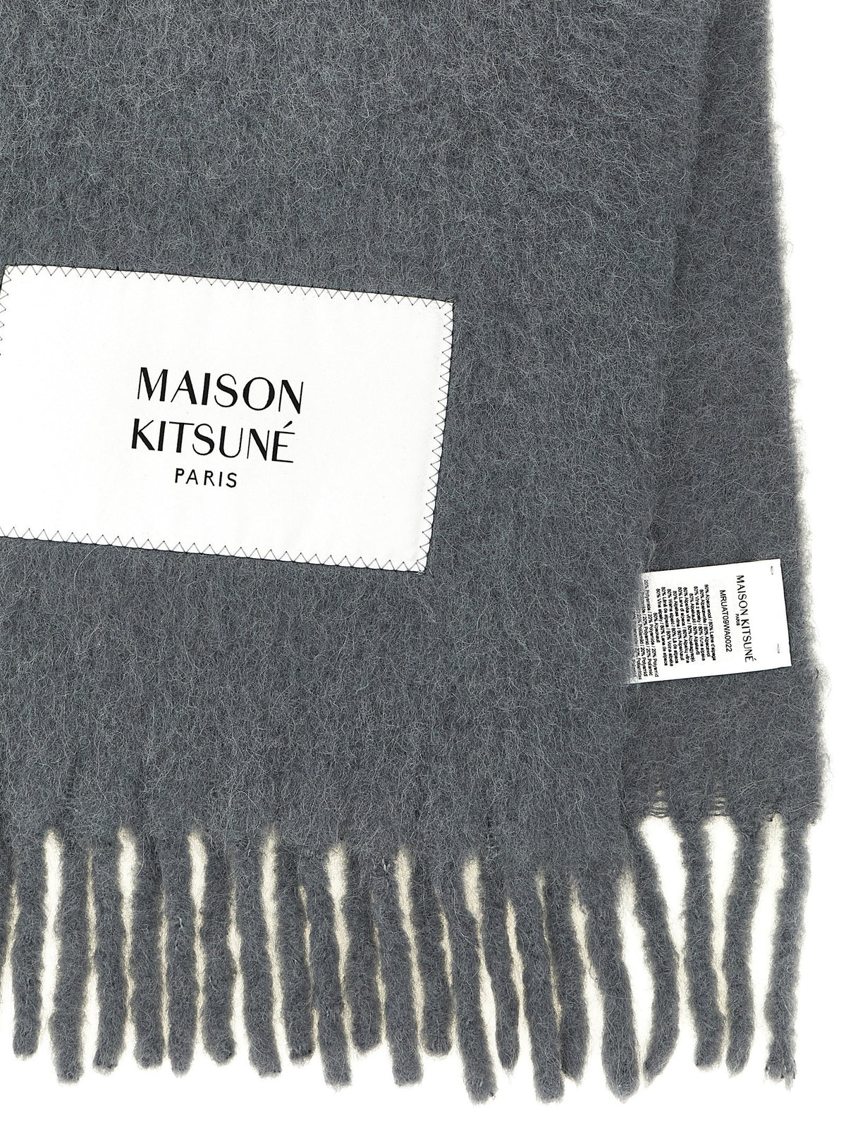 Maison Kitsuné Gradient Scarf Grey
