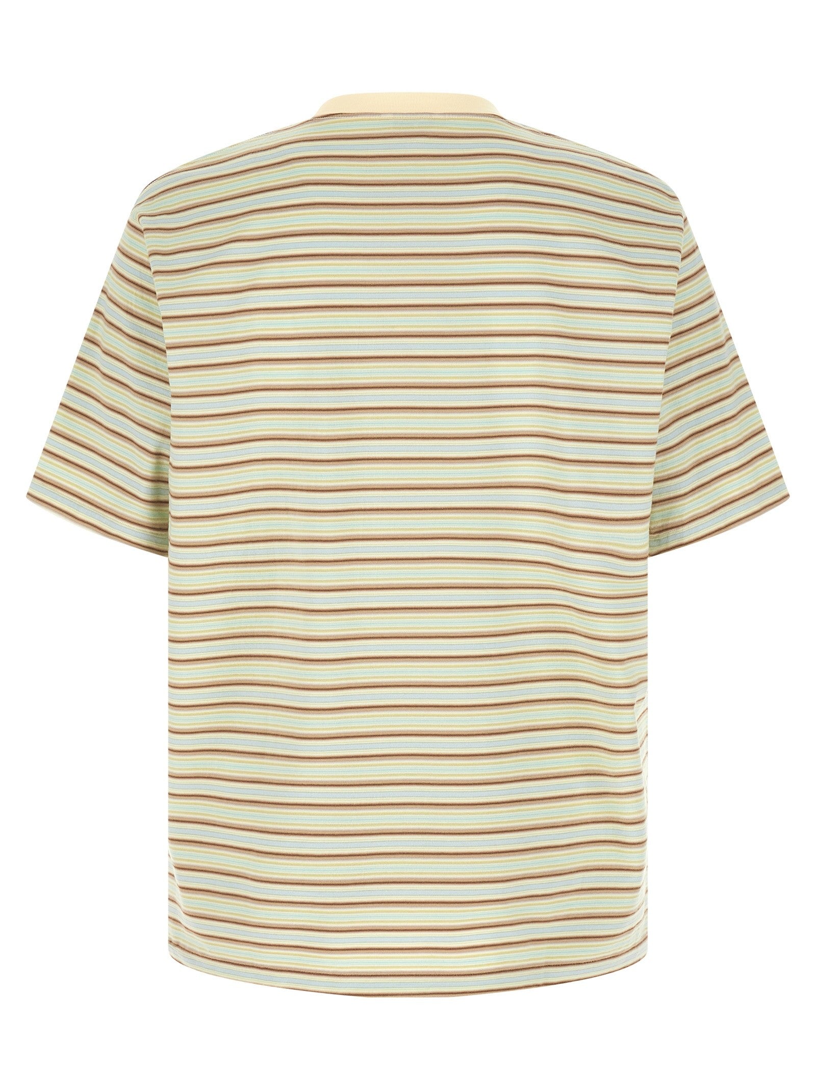 AURALEE Gradient Stripes Shirt Gold