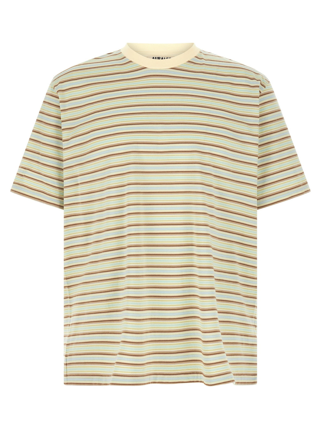 AURALEE Gradient Stripes Shirt Gold