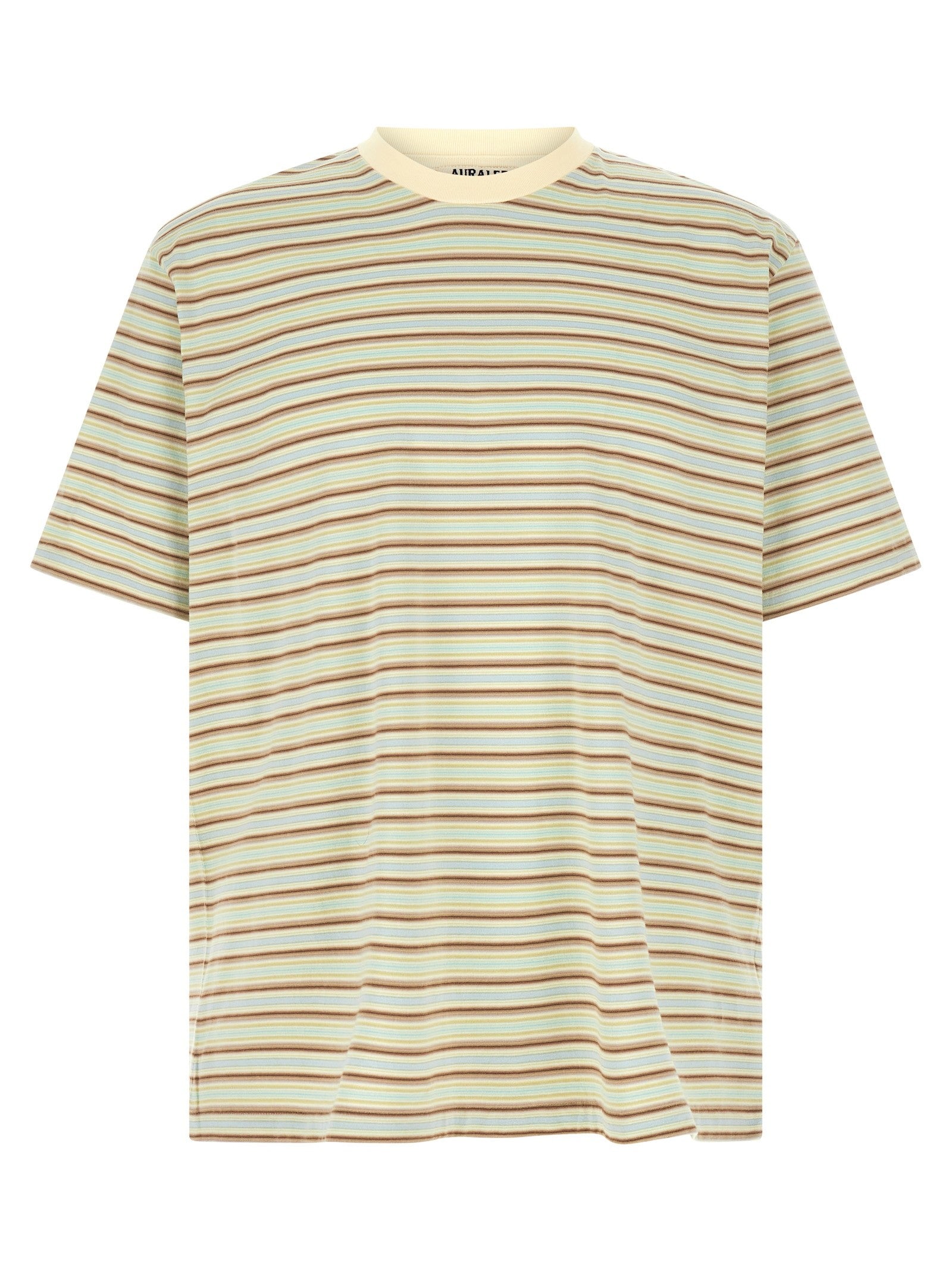 AURALEE Gradient Stripes Shirt Gold