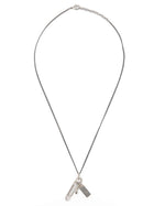 MM6 Maison Margiela Graffetta Necklace Silver