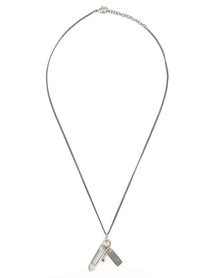 MM6 Maison Margiela Graffetta Necklace Silver