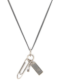 MM6 Maison Margiela Graffetta Necklace Silver