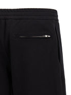 Alexander McQueen Graffiti Bermuda Shorts Black, view 4