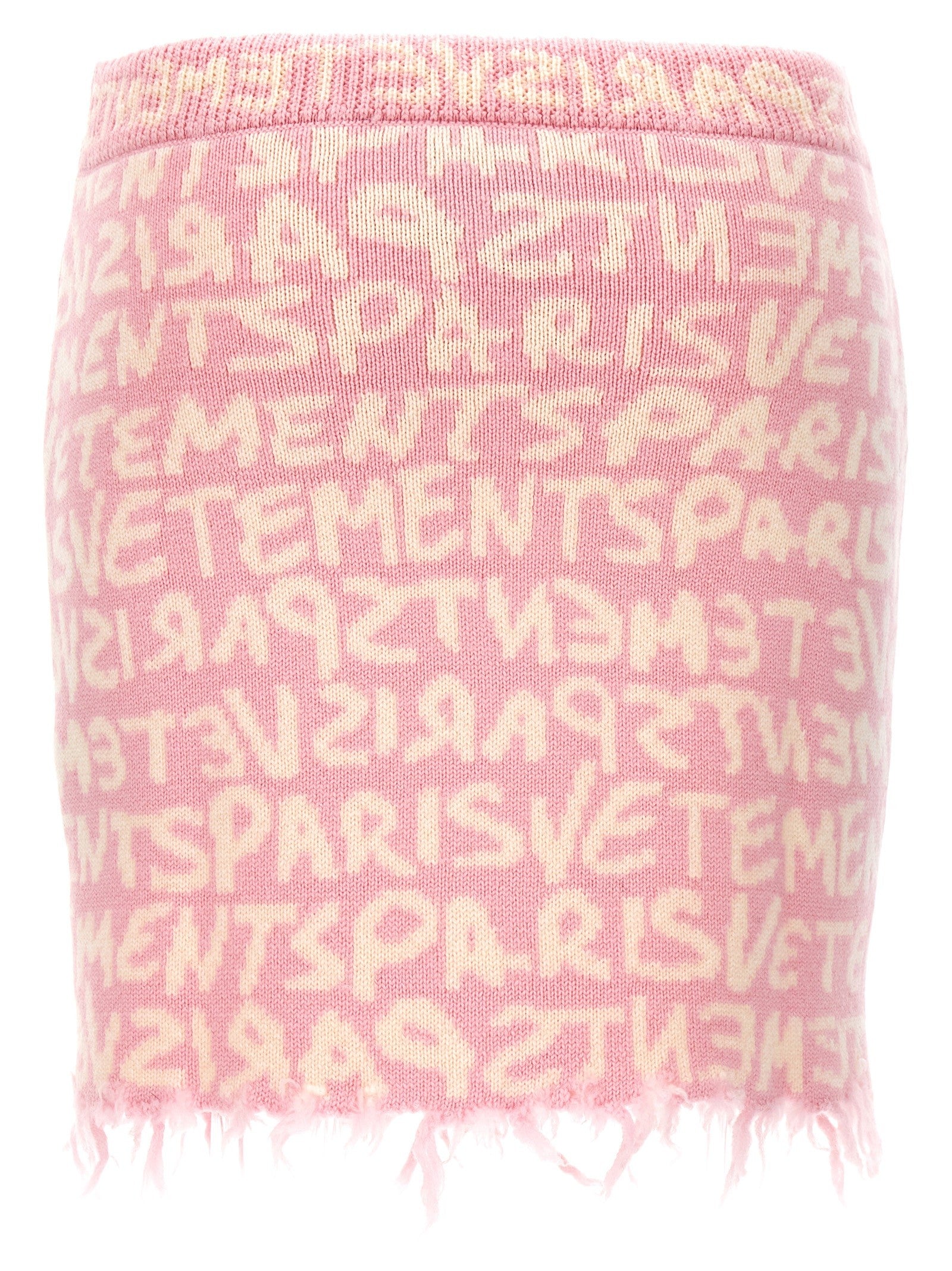 Vetements Graffiti Monogram Skirt Blue