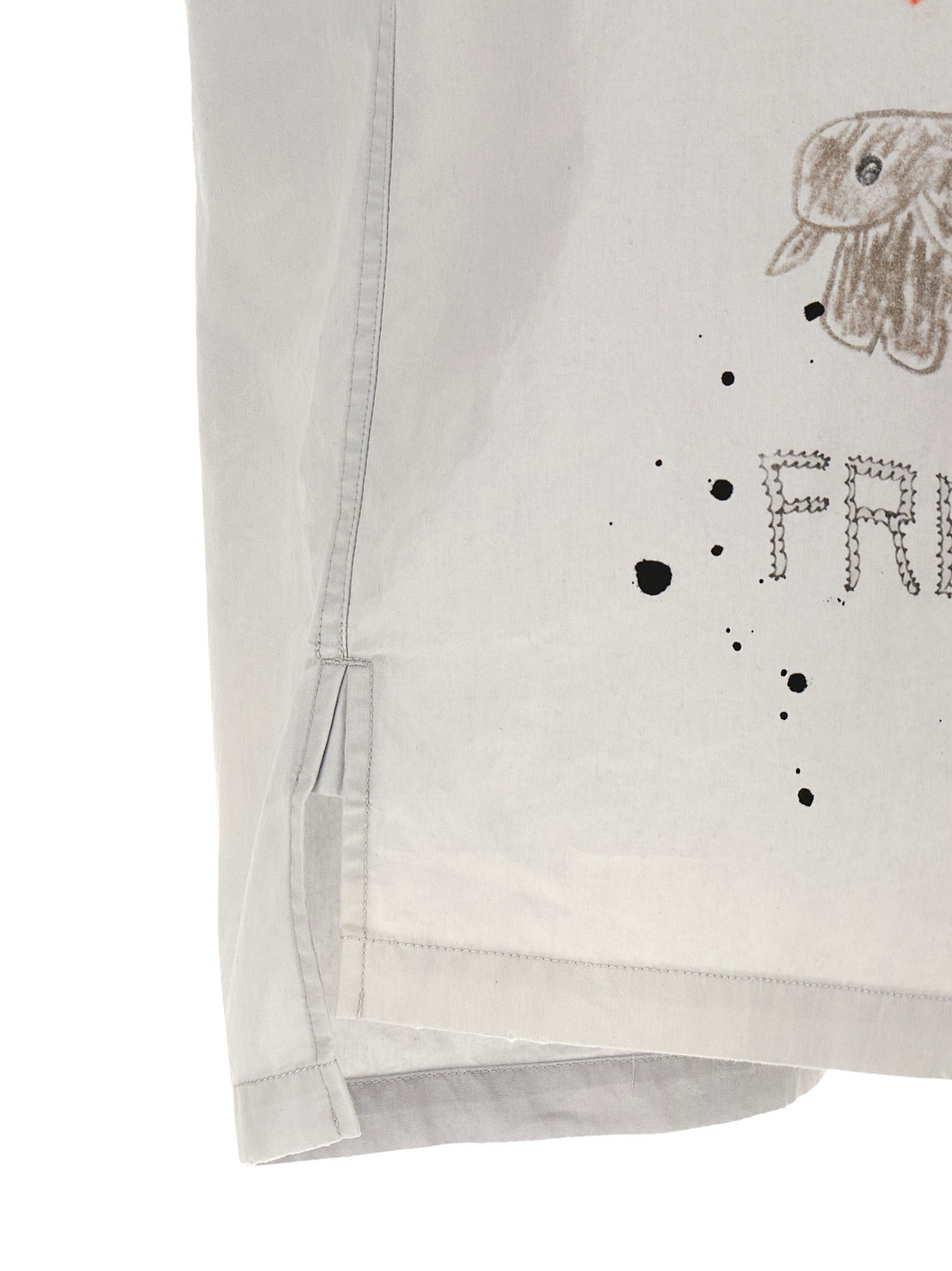 Maison MIHARA YASUHIRO Graffiti Print Shirt Grey