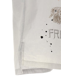 Maison MIHARA YASUHIRO Graffiti Print Shirt Grey