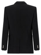 Balmain Grain De Poudre Blazer Black, view 2