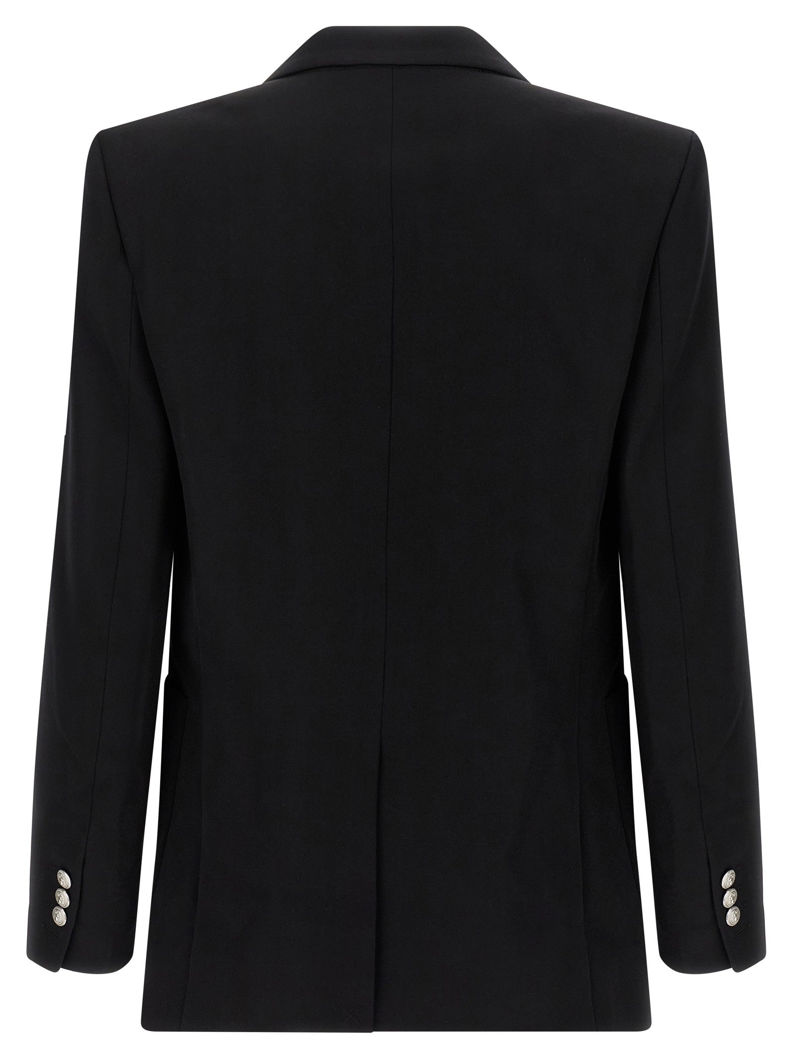 Balmain Grain De Poudre Blazer Black