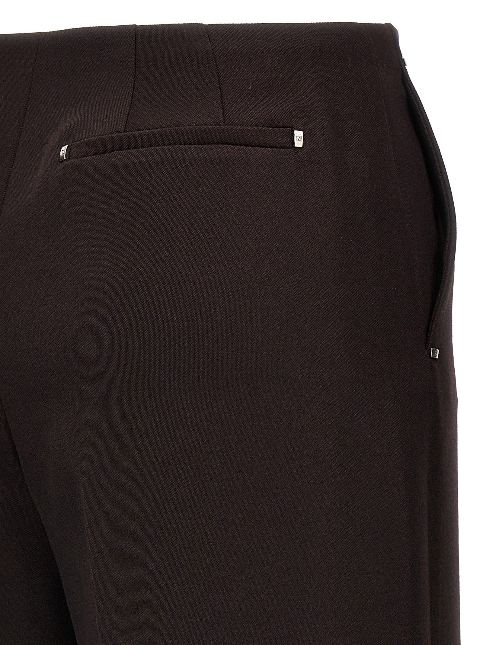 Fendi Grain De Poudre Pants Purple