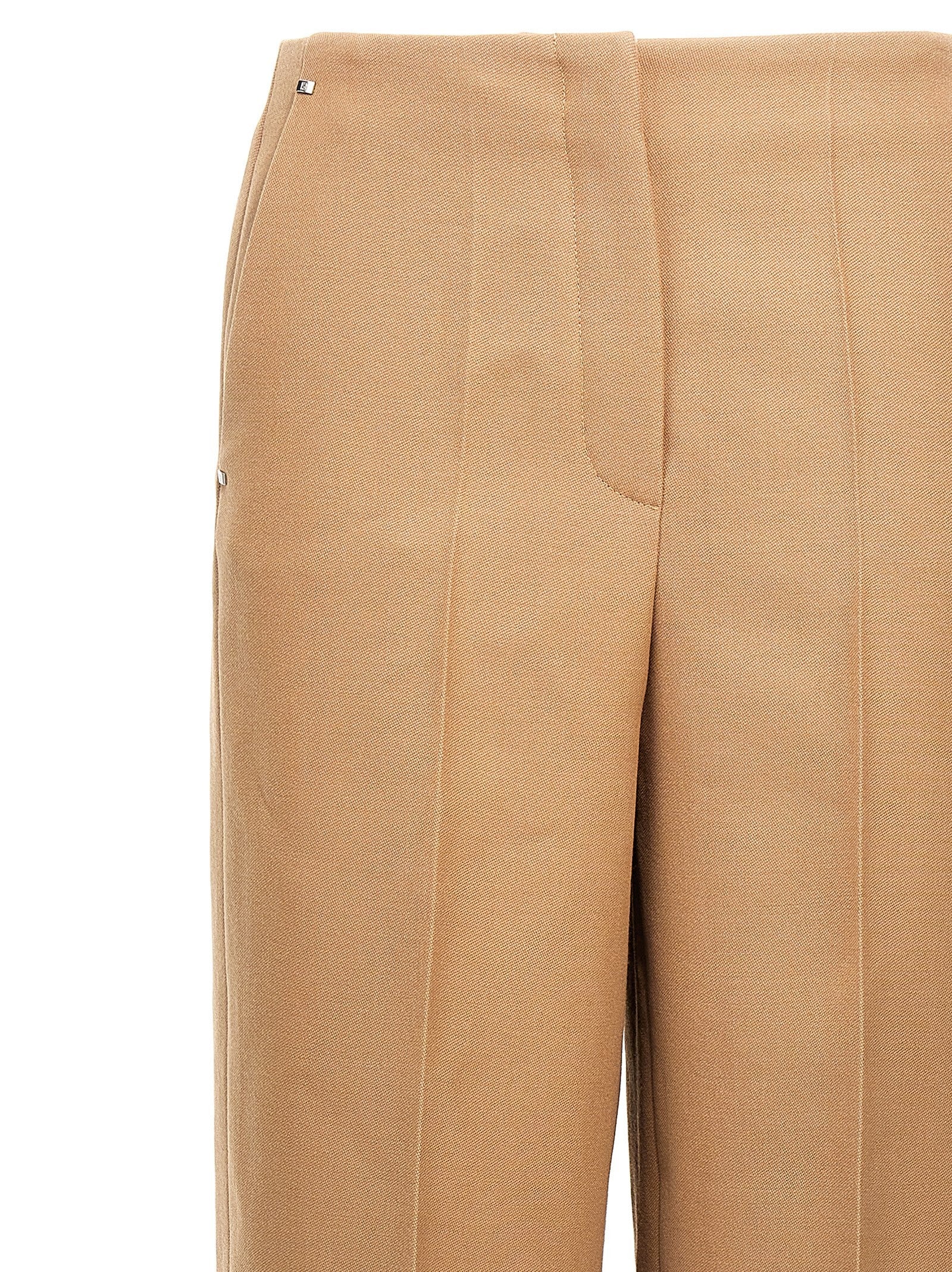 Fendi Grain De Poudre Pants Beige