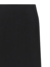 Fendi Grain De Poudre Skirt Black