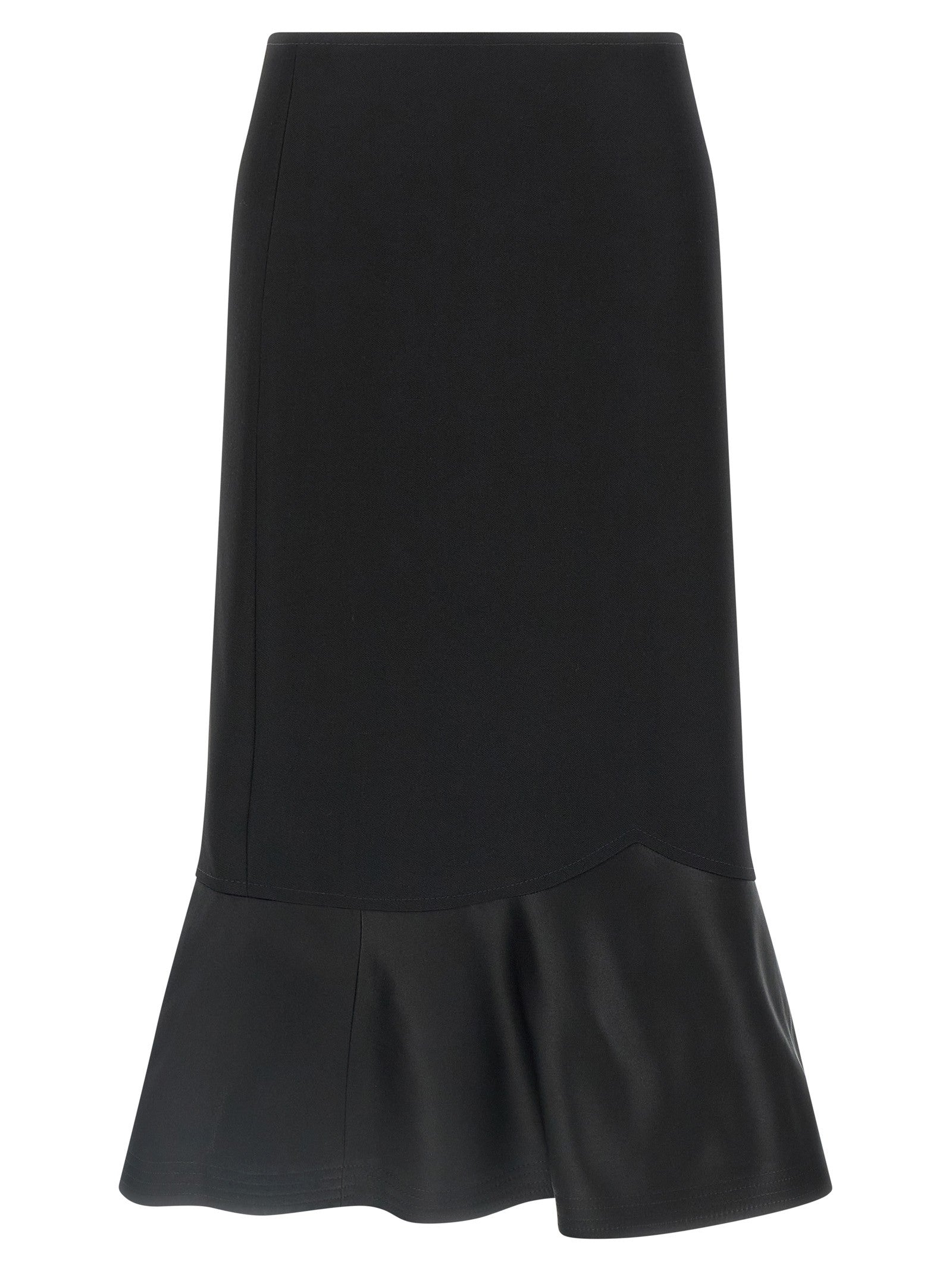 Fendi Grain De Poudre Skirt Black