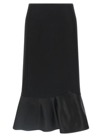 Fendi Grain De Poudre Skirt Black