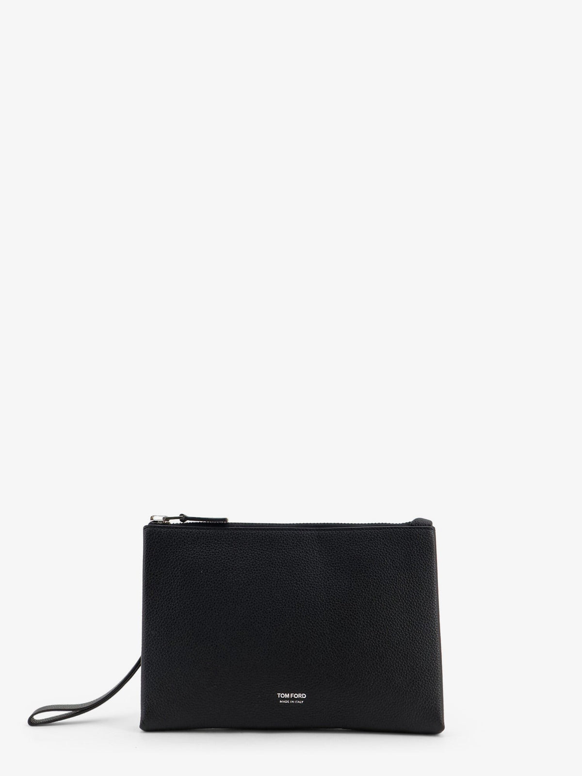 Tom Ford Men's Grainde Leather Clutch Black