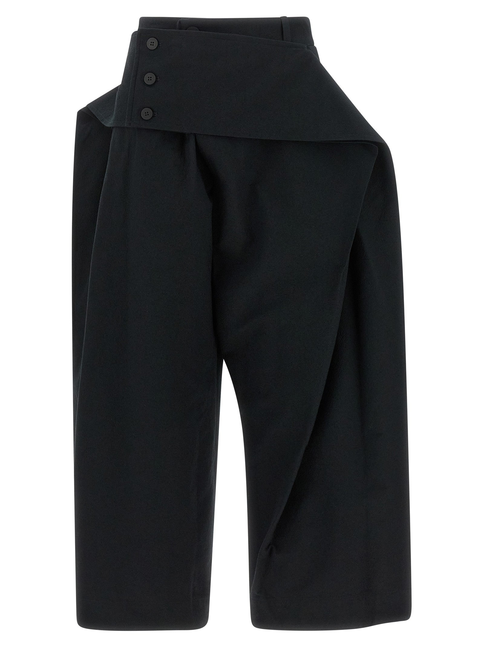 ISSEY MIYAKE Grainy Pants Black