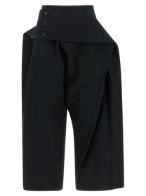 ISSEY MIYAKE Grainy Pants Black