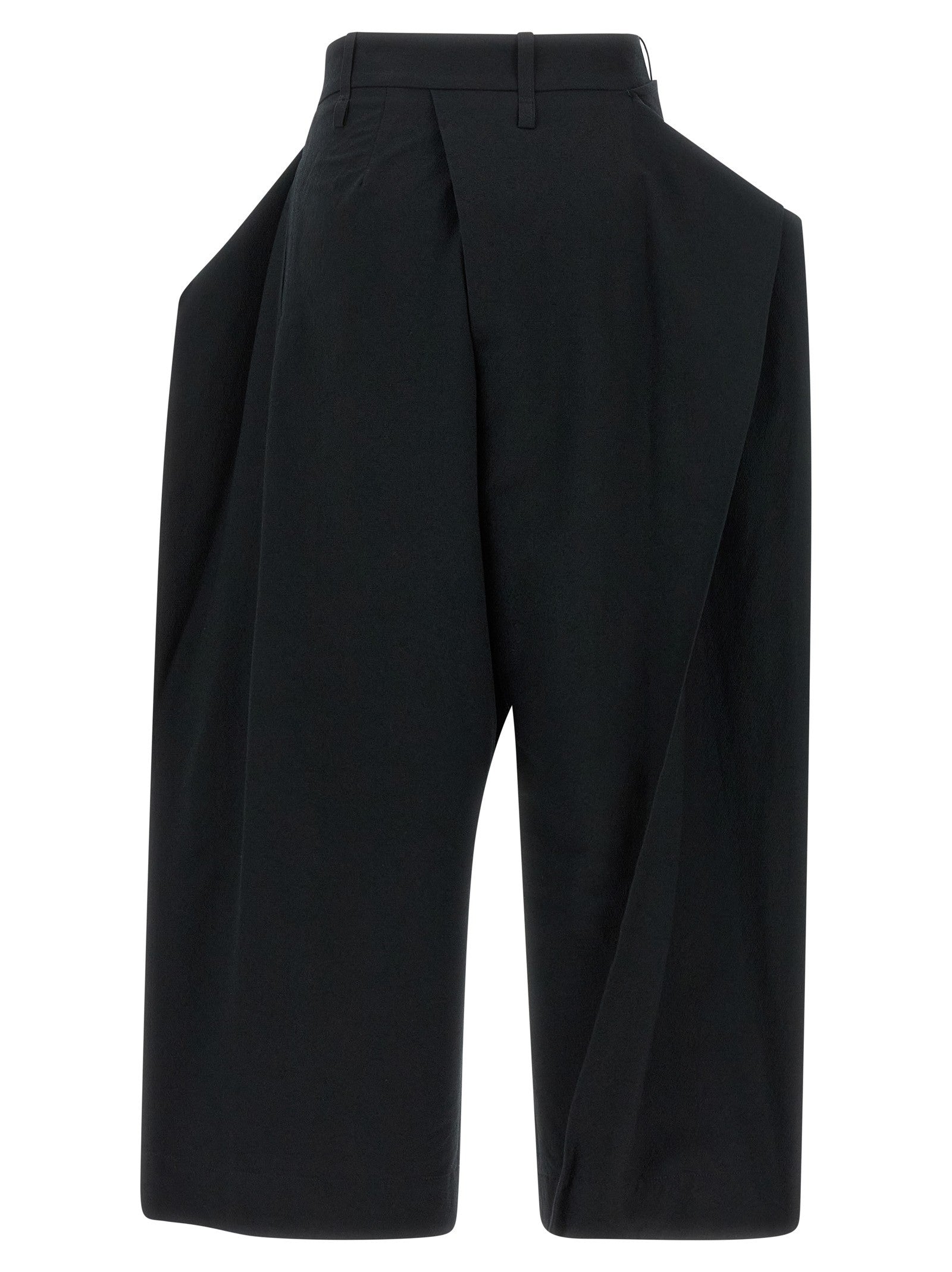 ISSEY MIYAKE Grainy Pants Black