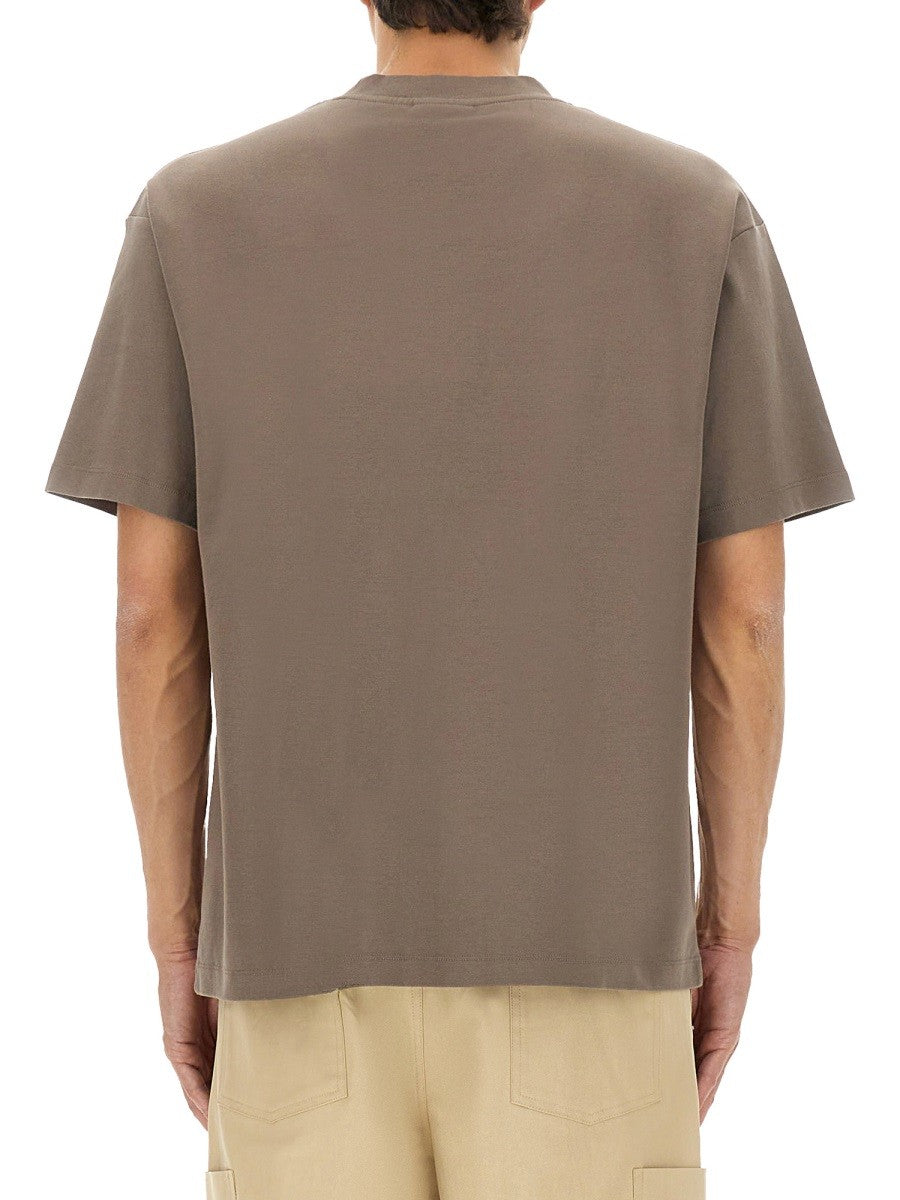 Drole De Monsieur Men's Grand Hotel Print Shirt Grey Drole De Monsieur