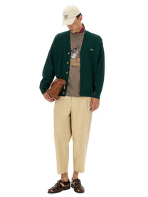 Drole De Monsieur Men's Grand Hotel Print Shirt Grey Drole De Monsieur