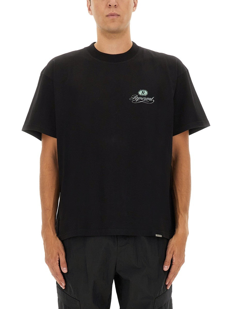 Represent Men's Grand Vintage Shirt Black Represent