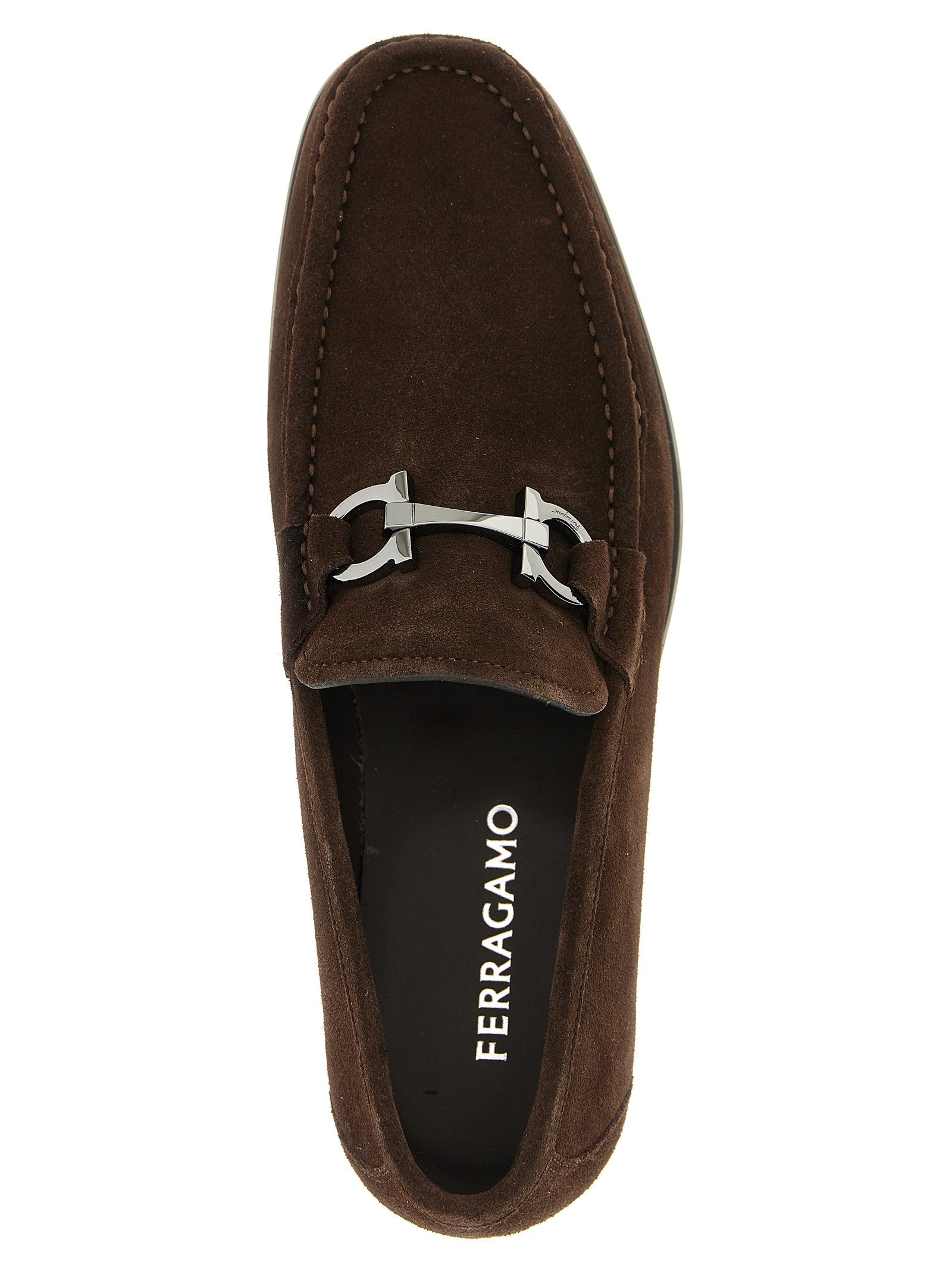 Ferragamo Grandioso Loafers Brown
