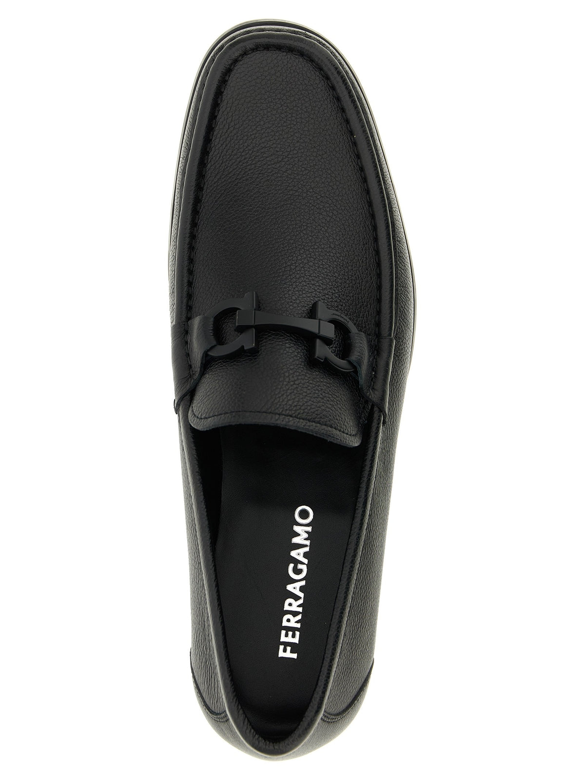 Ferragamo Grandioso Loafers Black, view 4