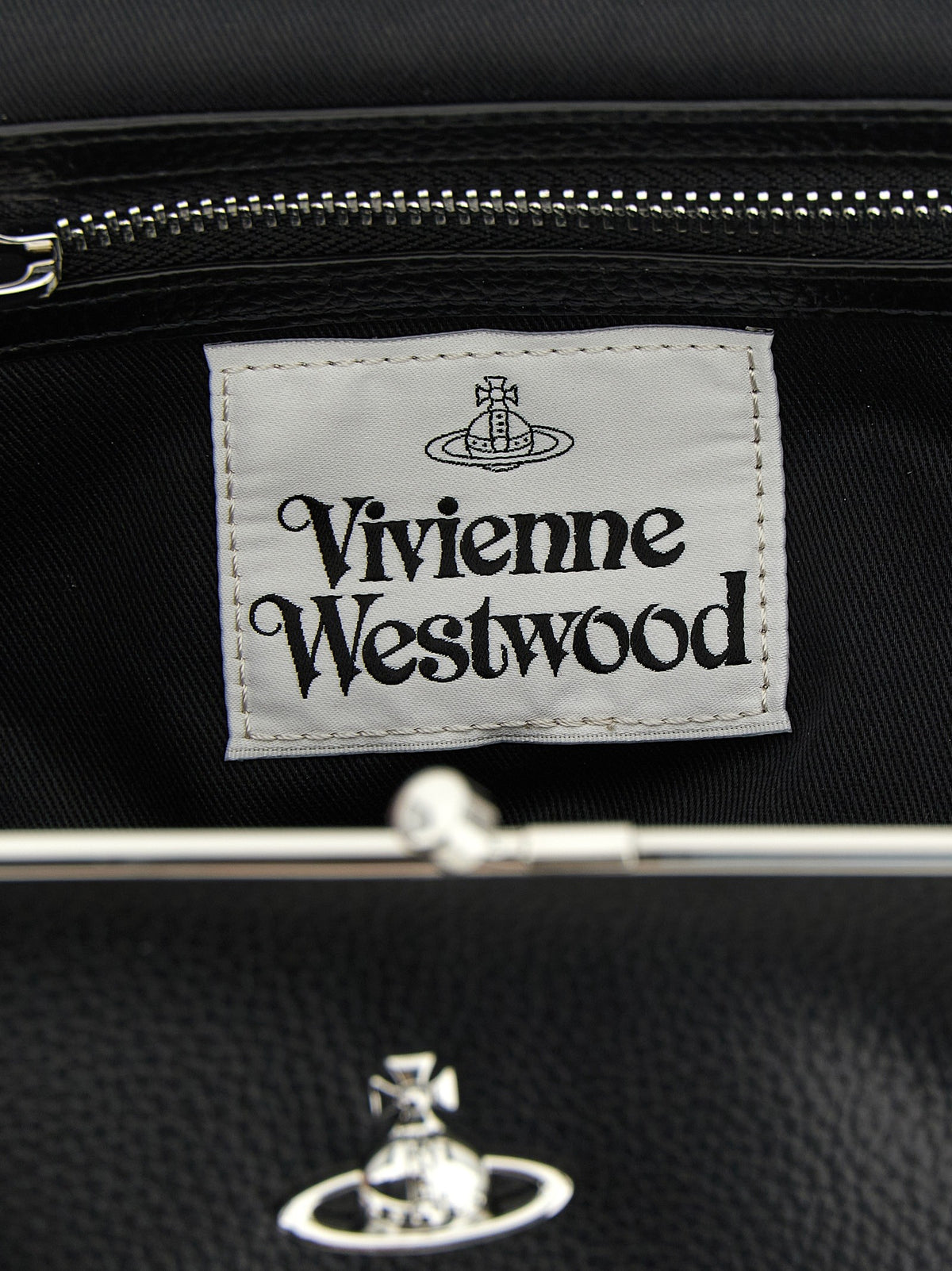 Vivienne Westwood Granny Frame Handbag Black, view 4