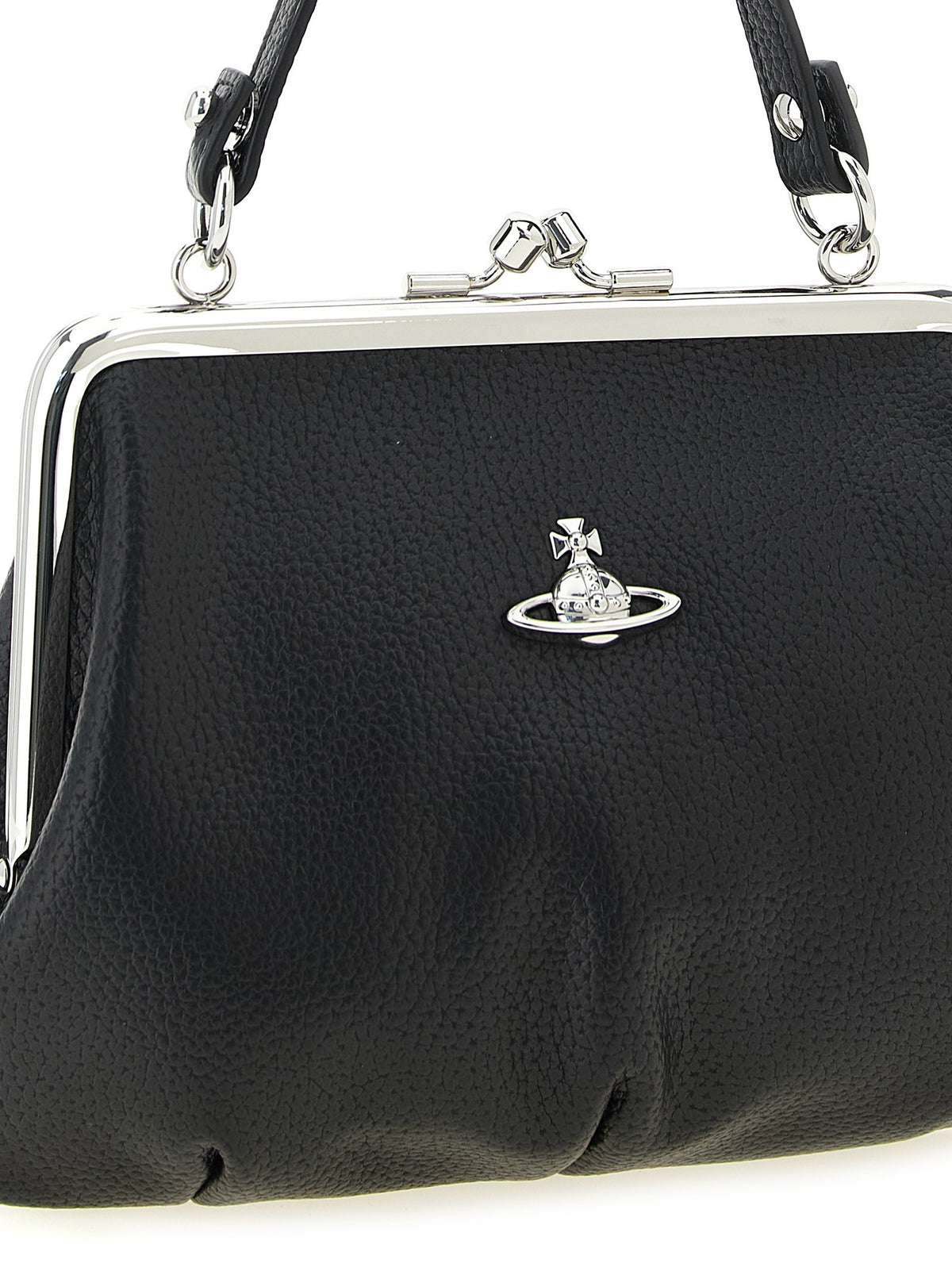 Vivienne Westwood Granny Frame Handbag Black, view 3