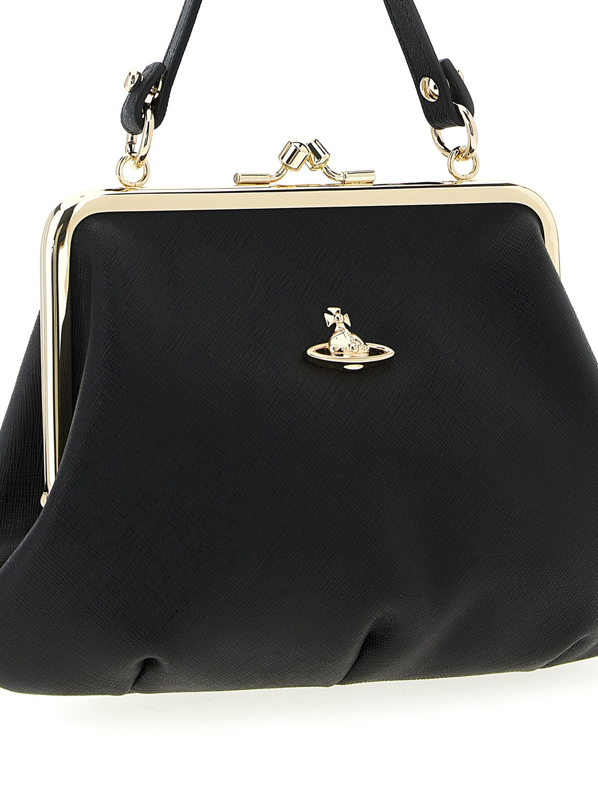 Vivienne Westwood Granny Frame Handbag Black, view 3