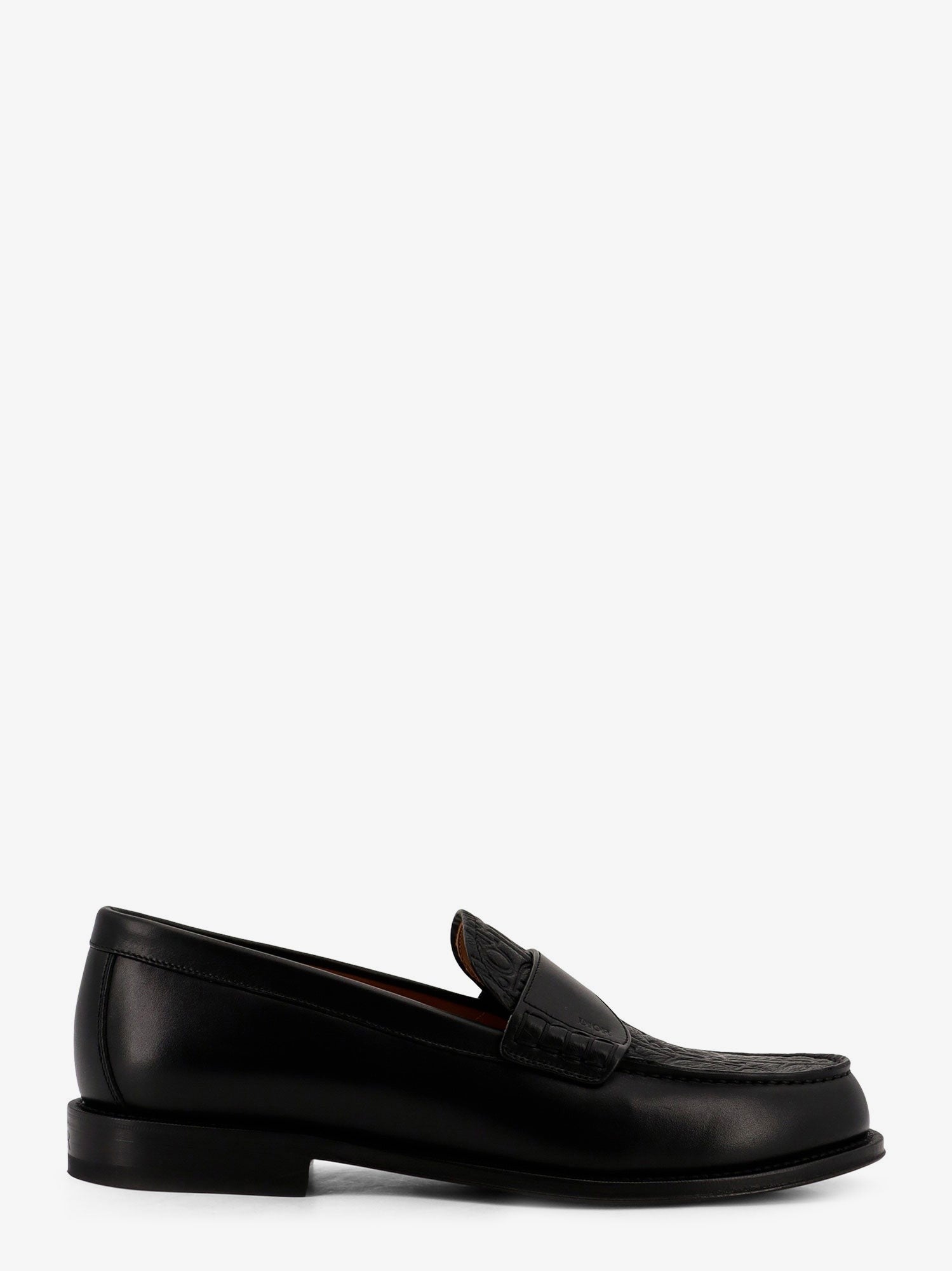 Dior Men's Granvil Leather Loafers Black Dior