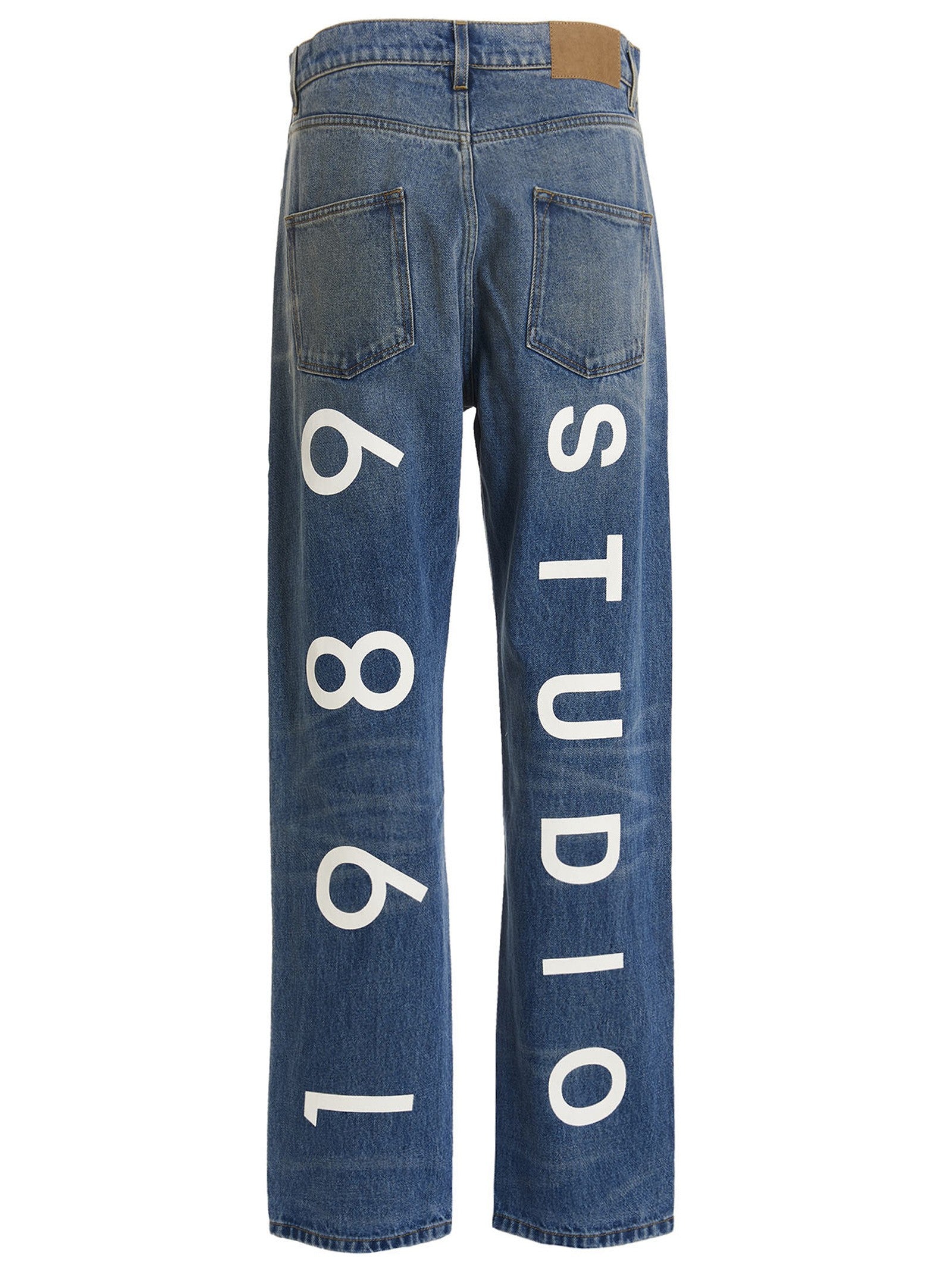 1989 STUDIO Graphic Jeans Blue