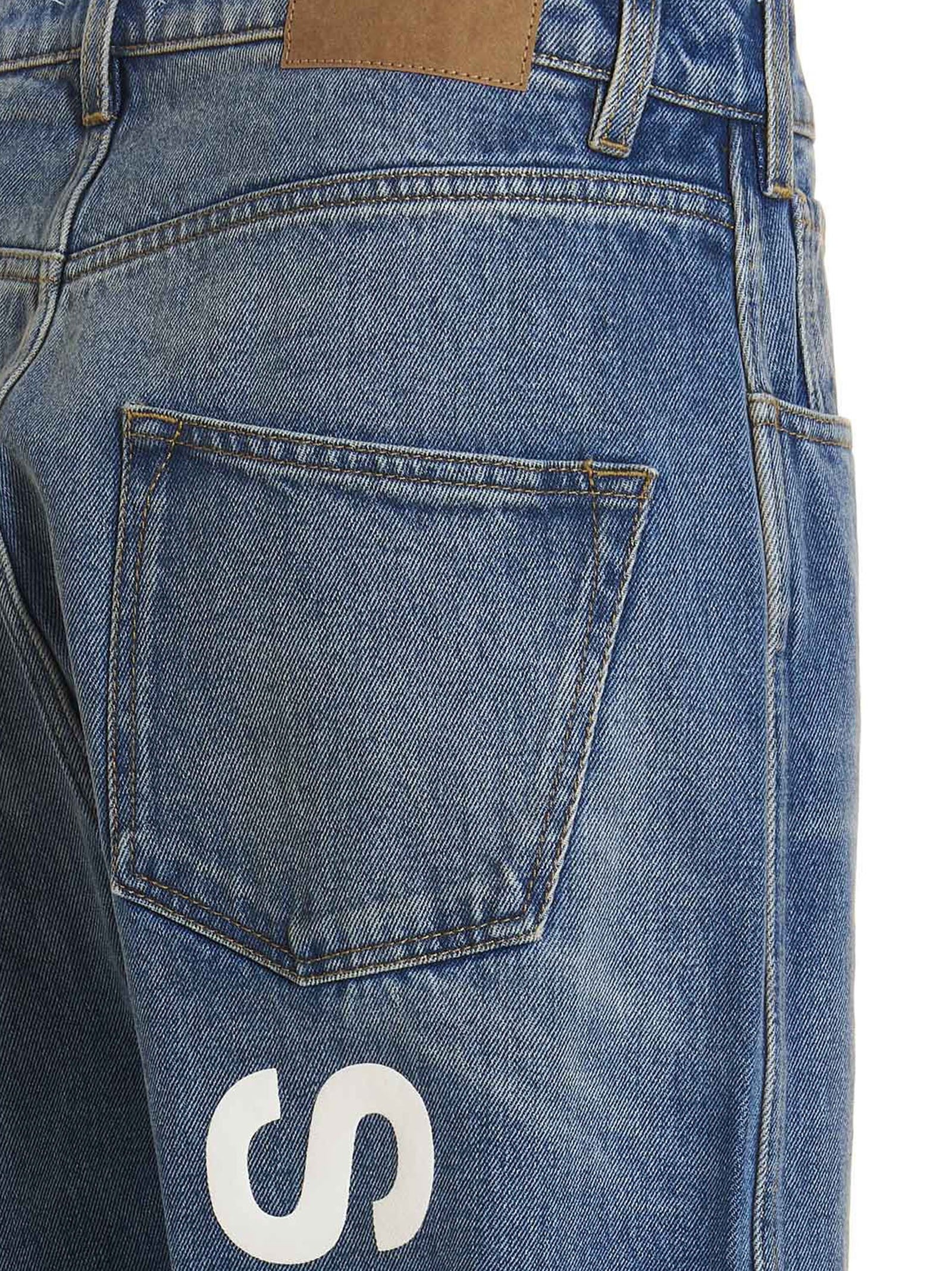 1989 STUDIO Graphic Jeans Blue