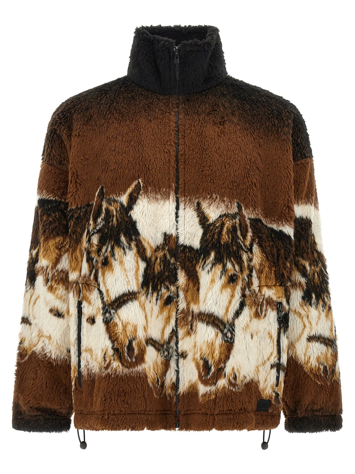 MM6 Maison Margiela Graphic Print Sweatshirt Brown