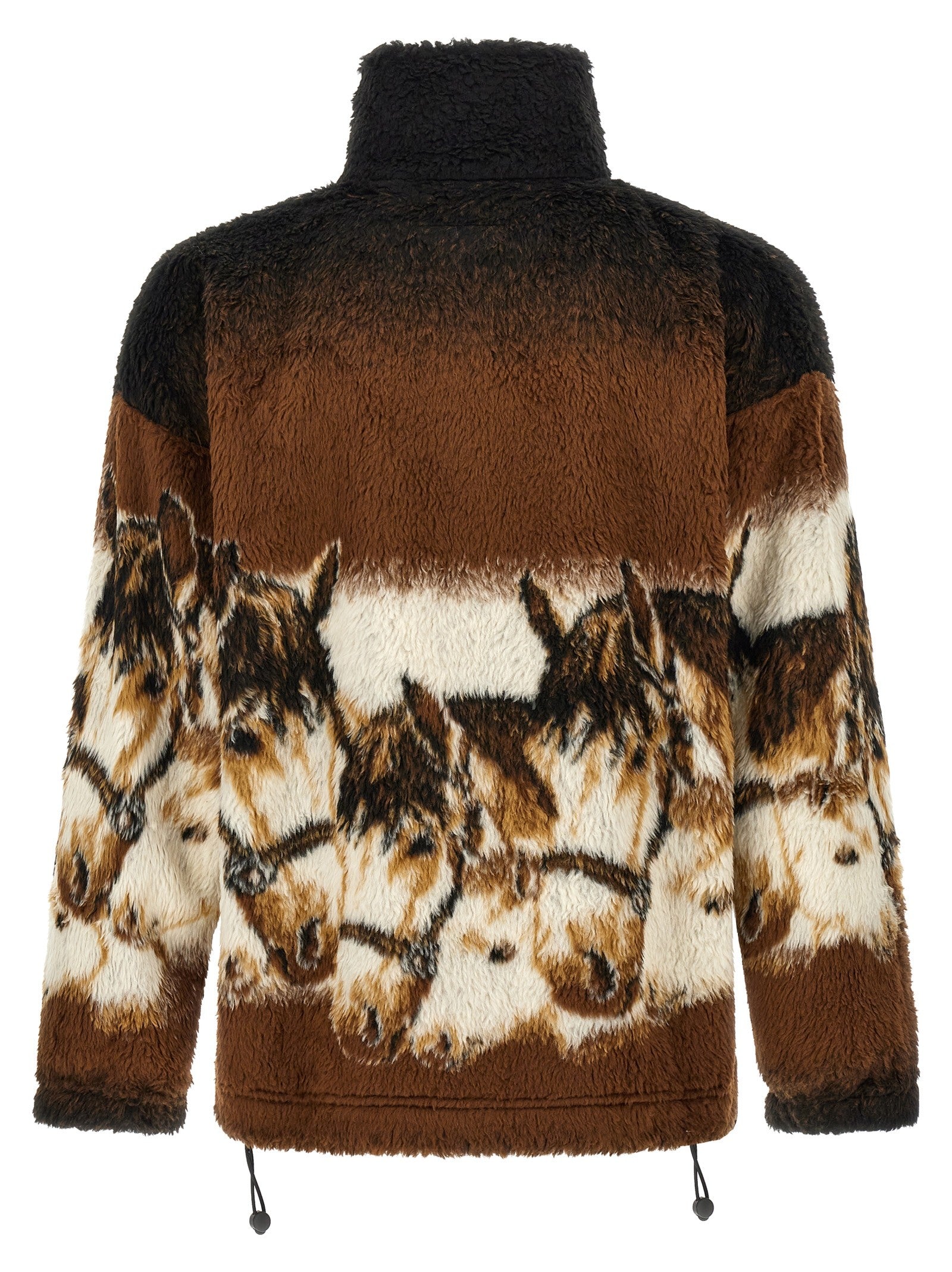 MM6 Maison Margiela Graphic Print Sweatshirt Brown