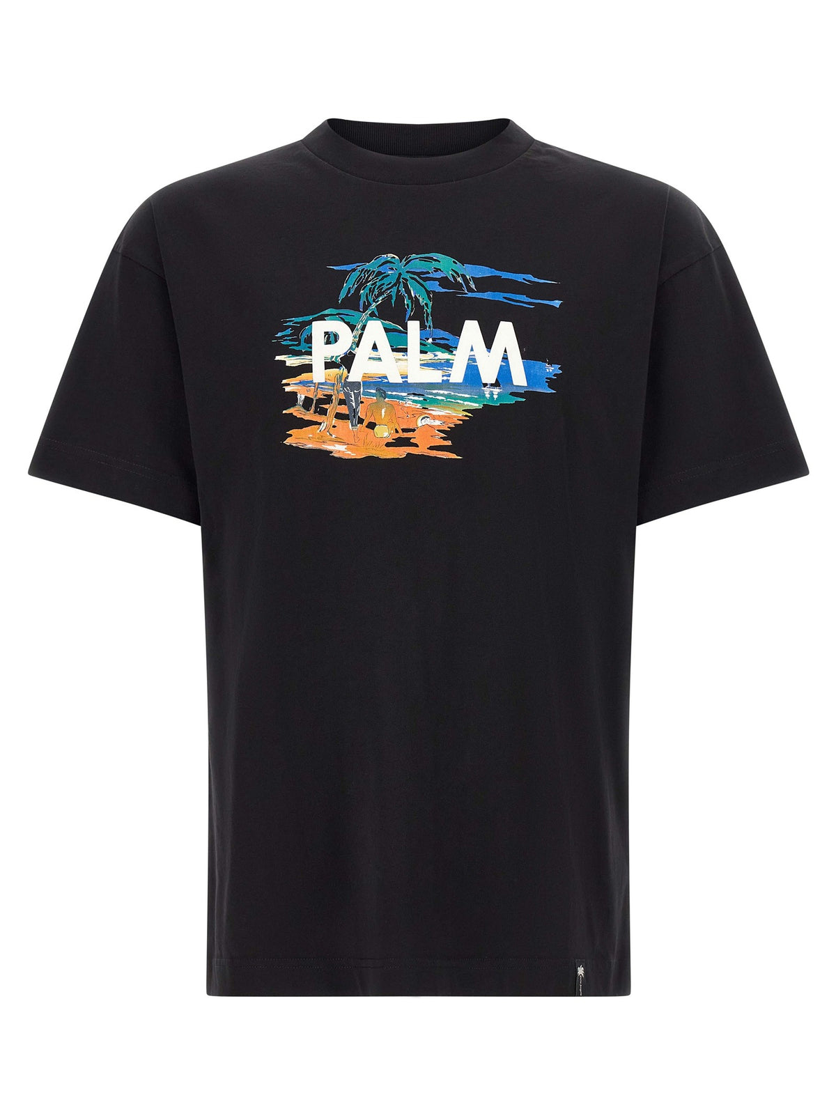 Palm Angels Graphic Print Shirt Black