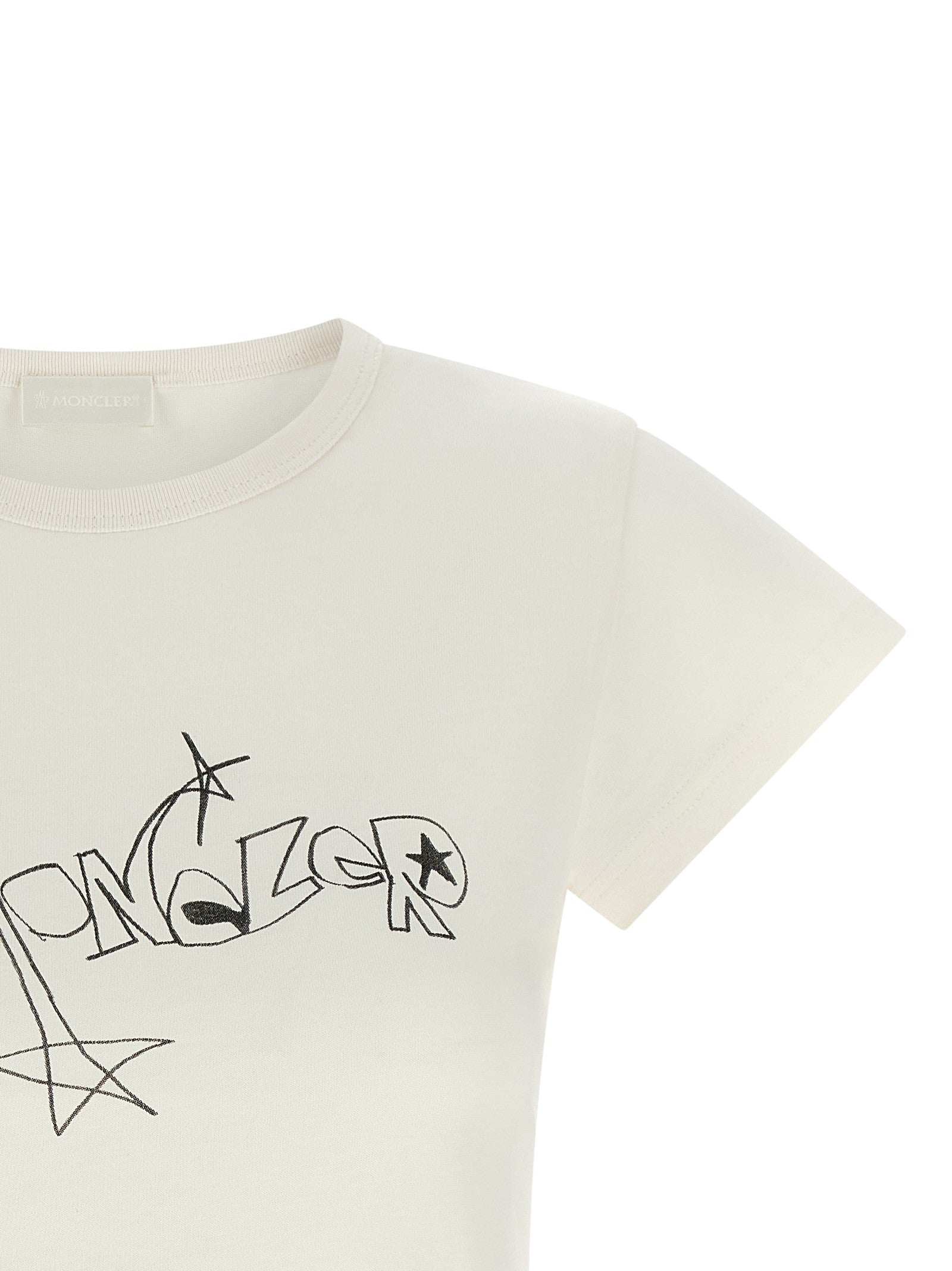 Moncler Graphic Print Shirt White