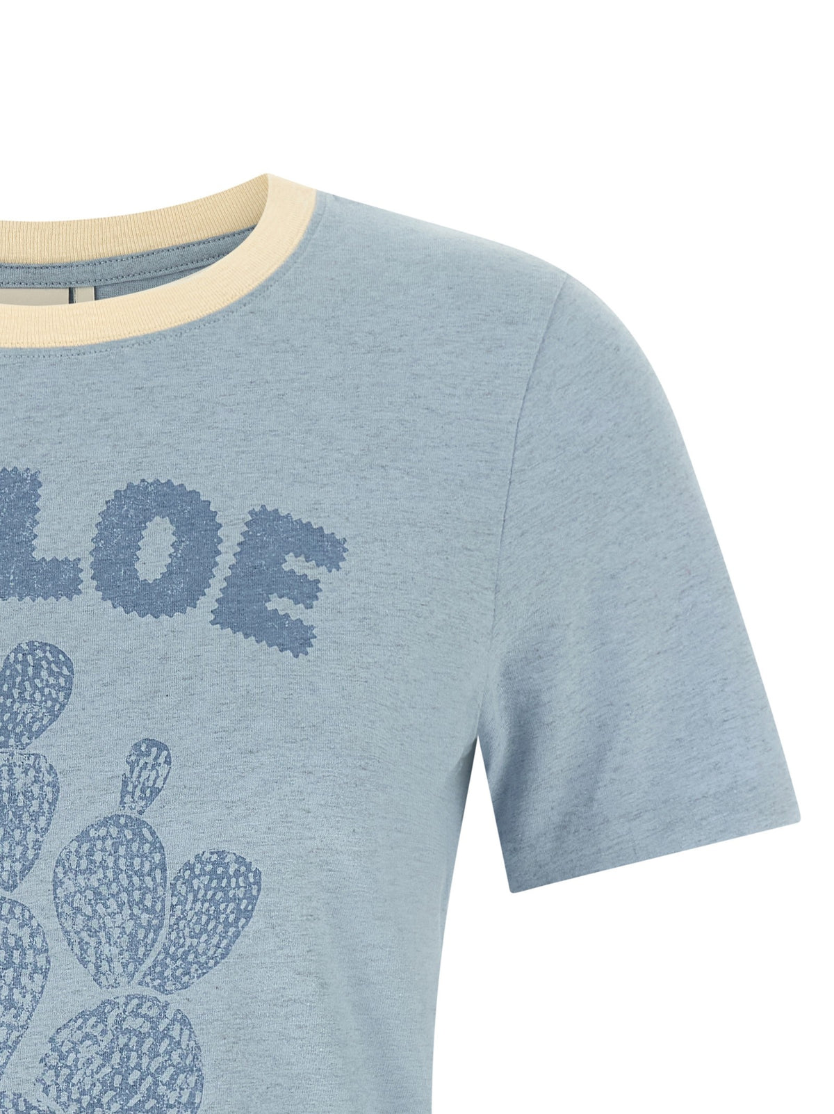Chloé Graphic Print Shirt Blue