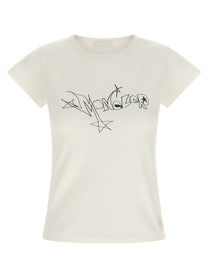 Moncler Graphic Print Shirt White