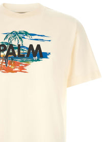 Palm Angels Graphic Print Shirt White