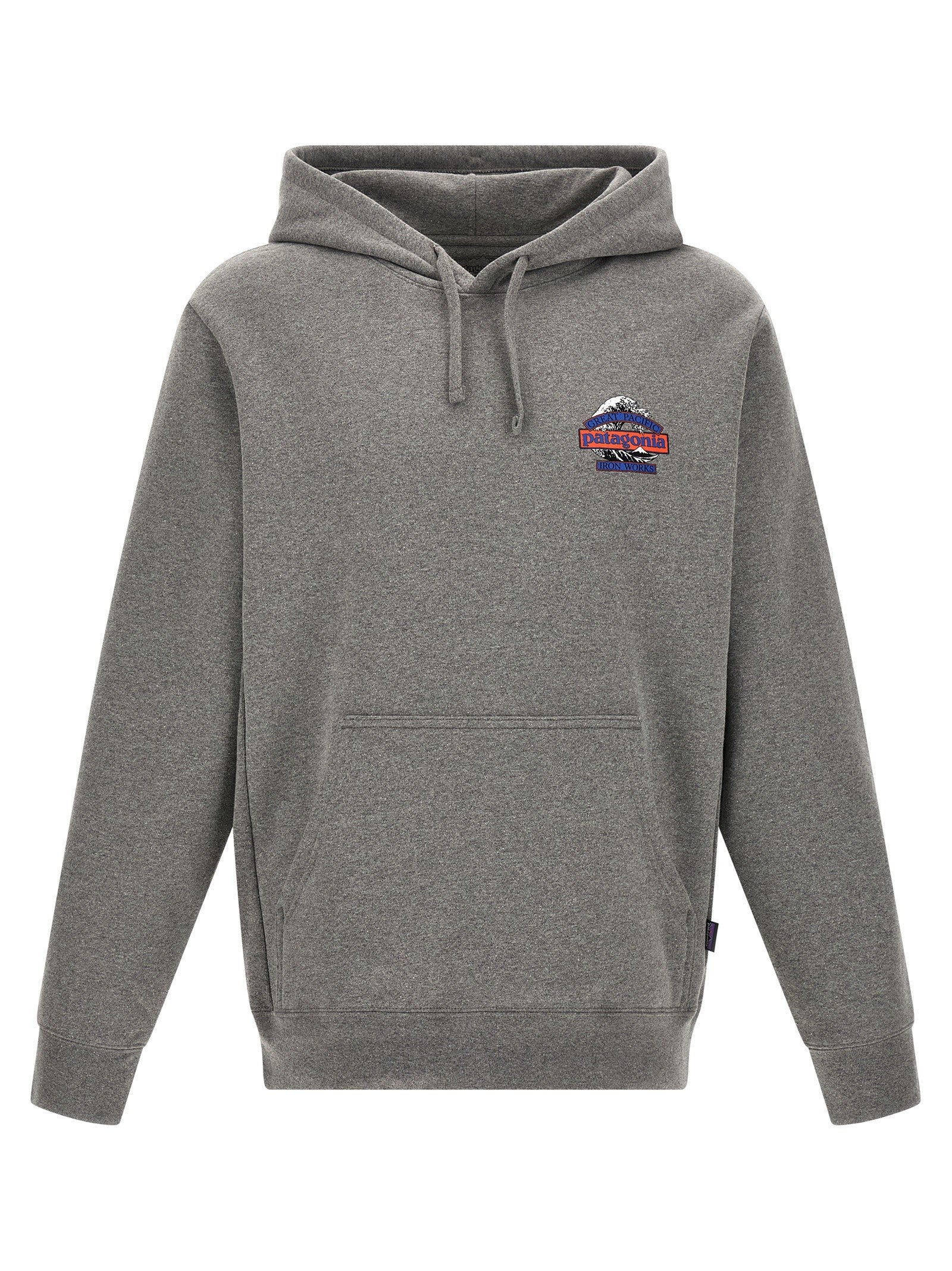 Patagonia Great Waves Print Hoodie Grey