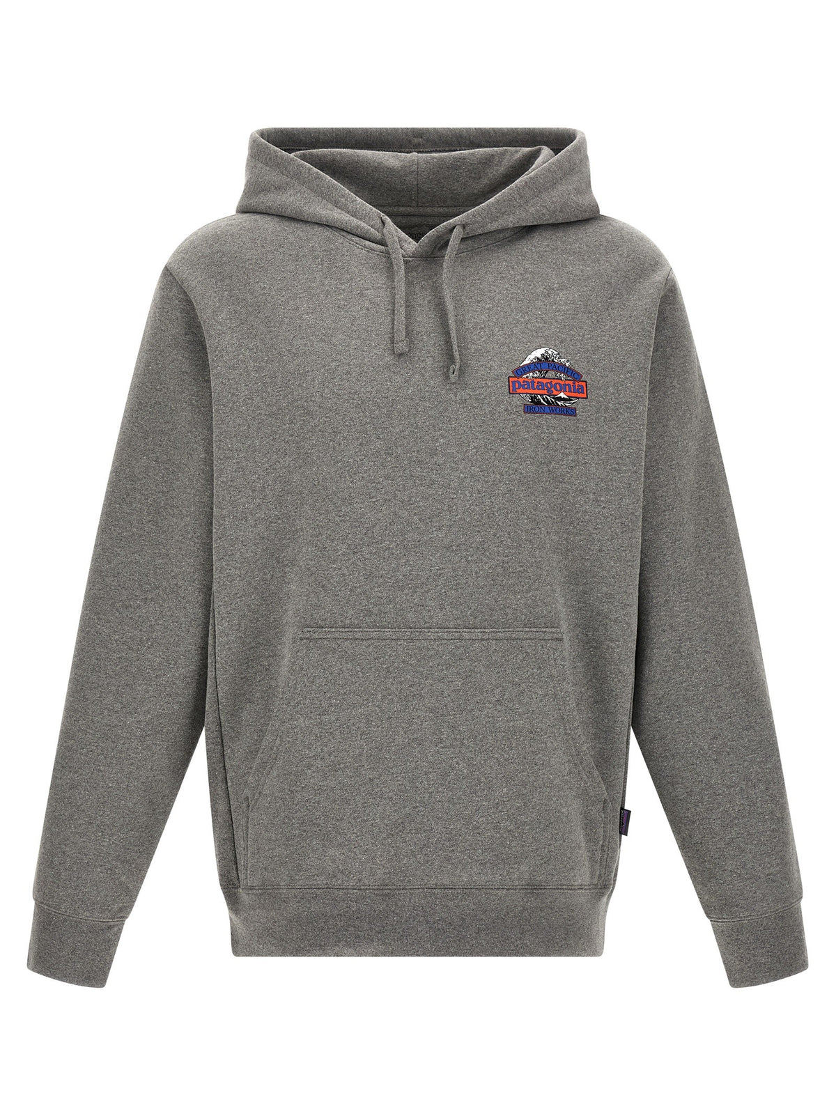 Patagonia Great Waves Print Hoodie Grey