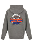 Patagonia Great Waves Print Hoodie Grey, view 2