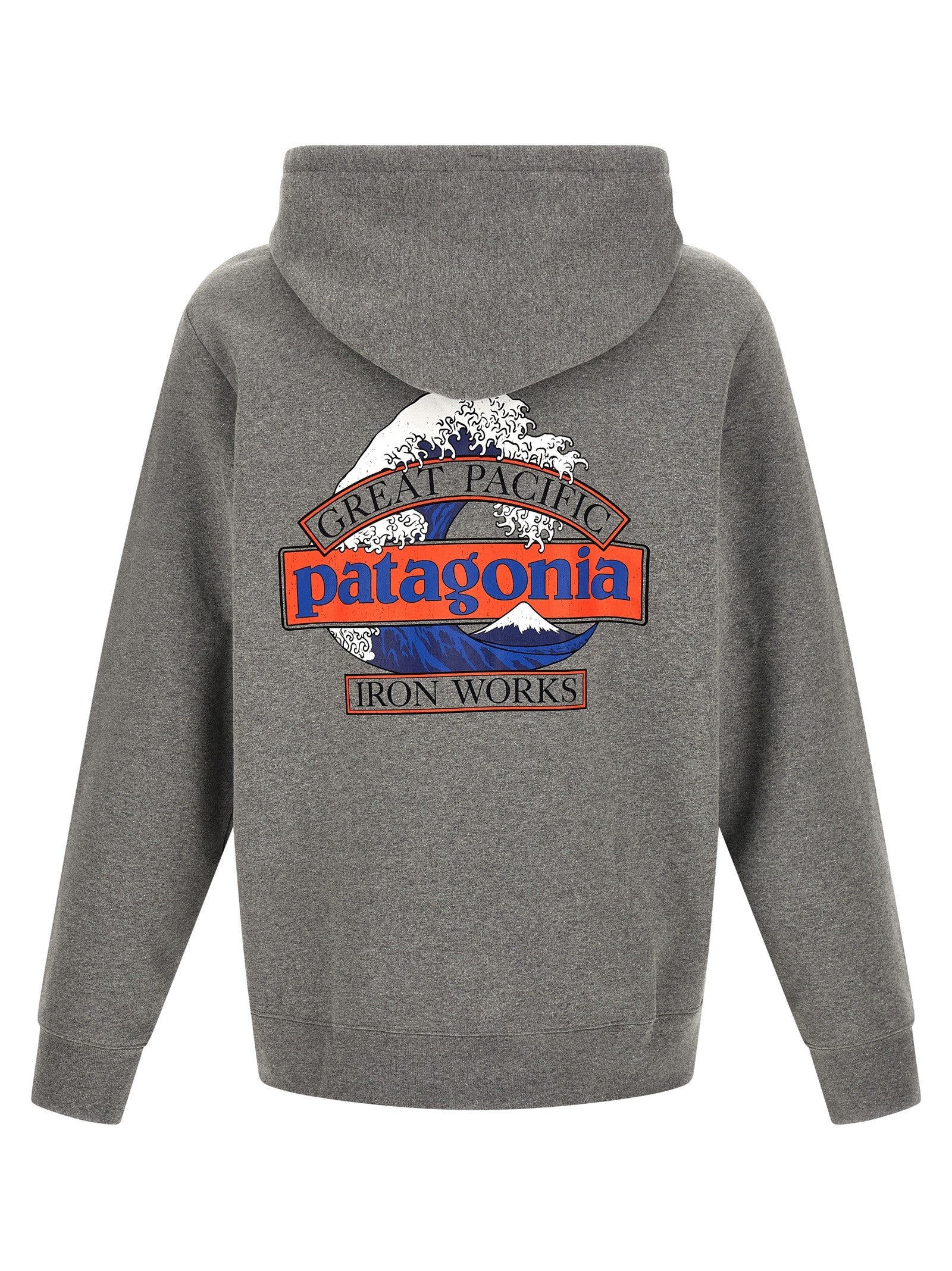 Patagonia Great Waves Print Hoodie Grey