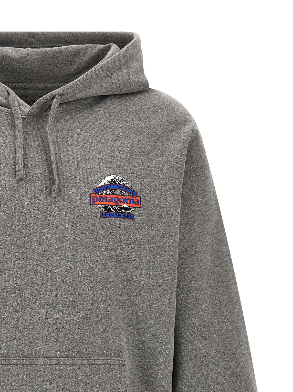 Patagonia Great Waves Print Hoodie Grey