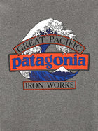 Patagonia Great Waves Print Hoodie Grey, view 4