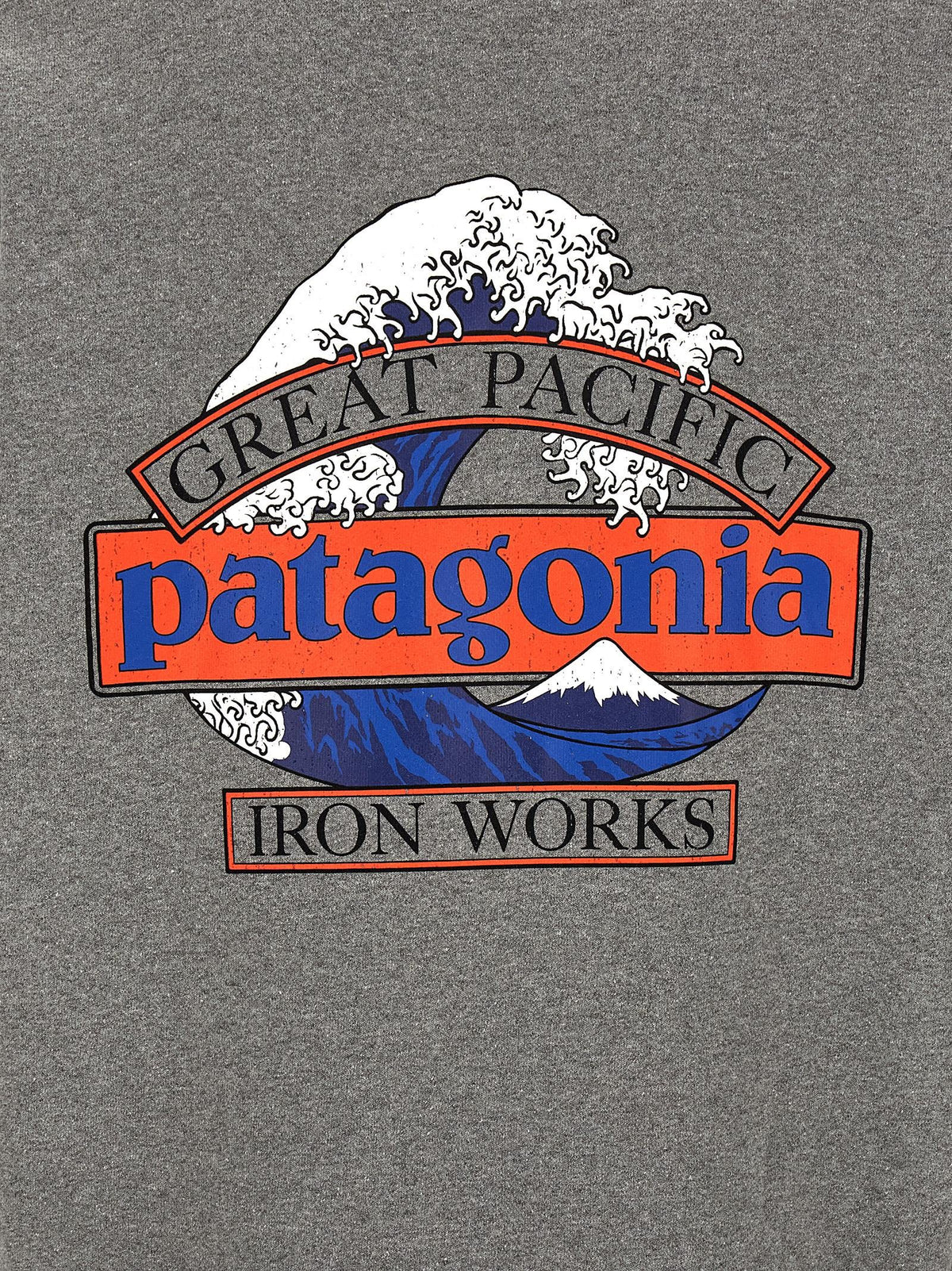 Patagonia Great Waves Print Hoodie Grey