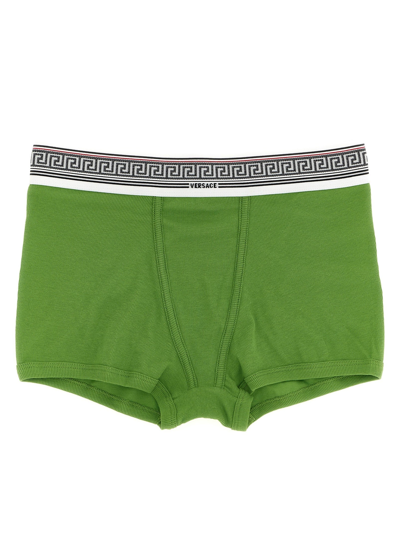 Versace Greca Briefs Green