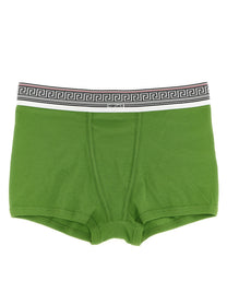 Versace Greca Briefs Green